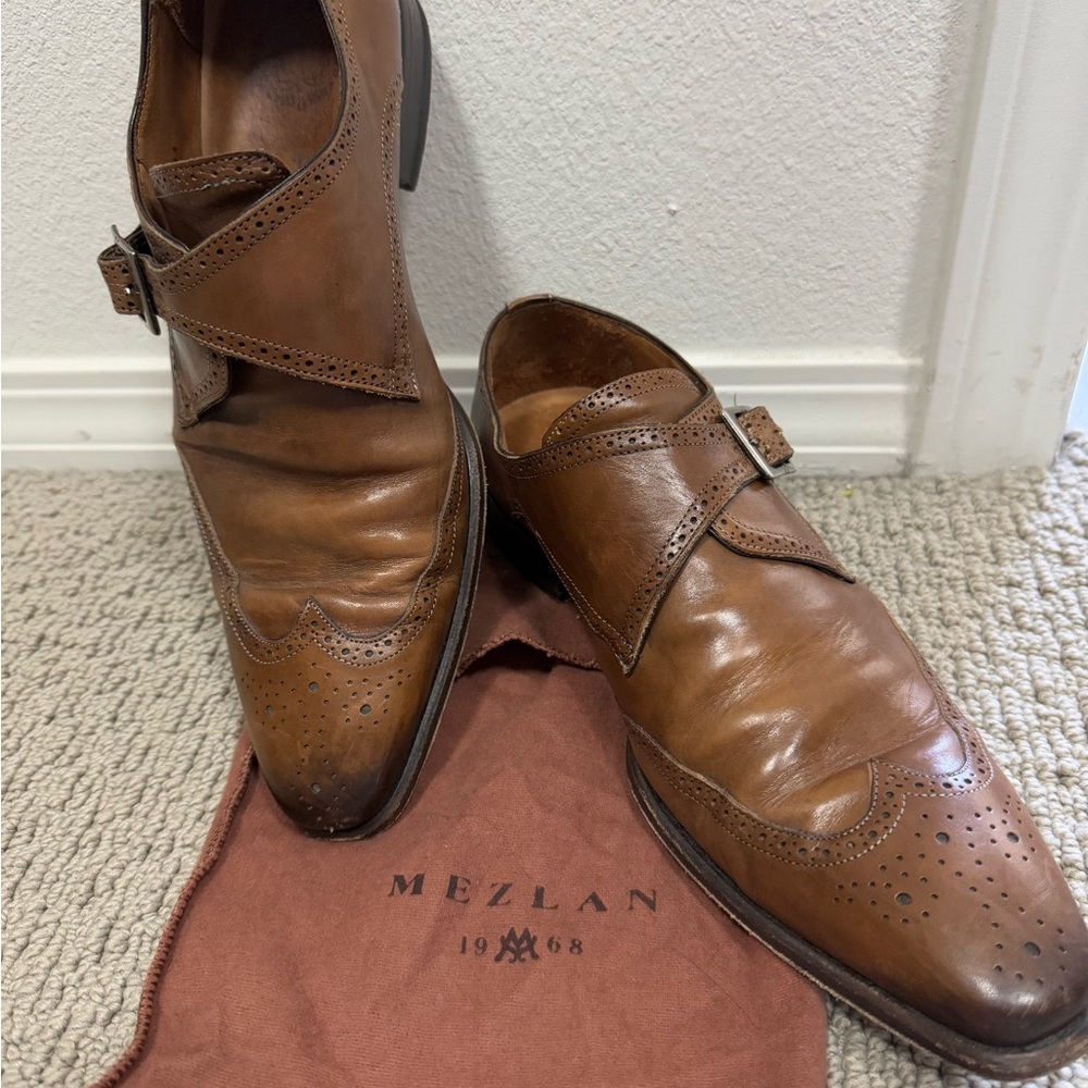 Mezlan Men's Brown Leather Shoes